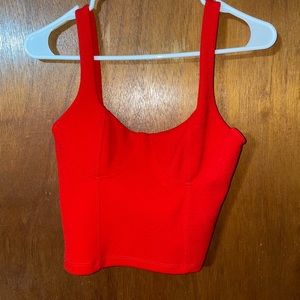 Zara cropped tank top